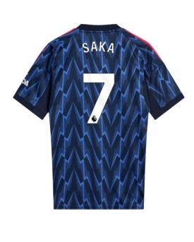 Billige Fotballdrakt Arsenal Bukayo Saka #7 Replika Bortedrakt 2025-26 Kortermet Billige Fotballdrakt Arsenal Bukayo Saka #7 Replika Bortedrakt 2025-26 Kortermet